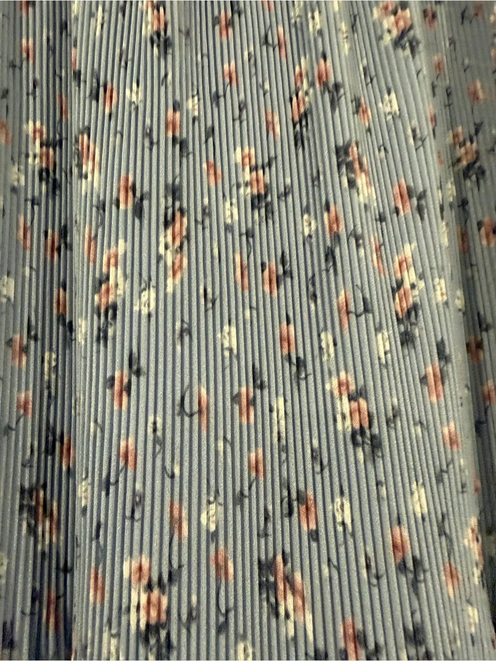 NWT Blue floral stunning matching shirt and skirt set